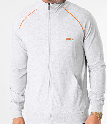 MEN'S BOSS ZIPPER HOODIE