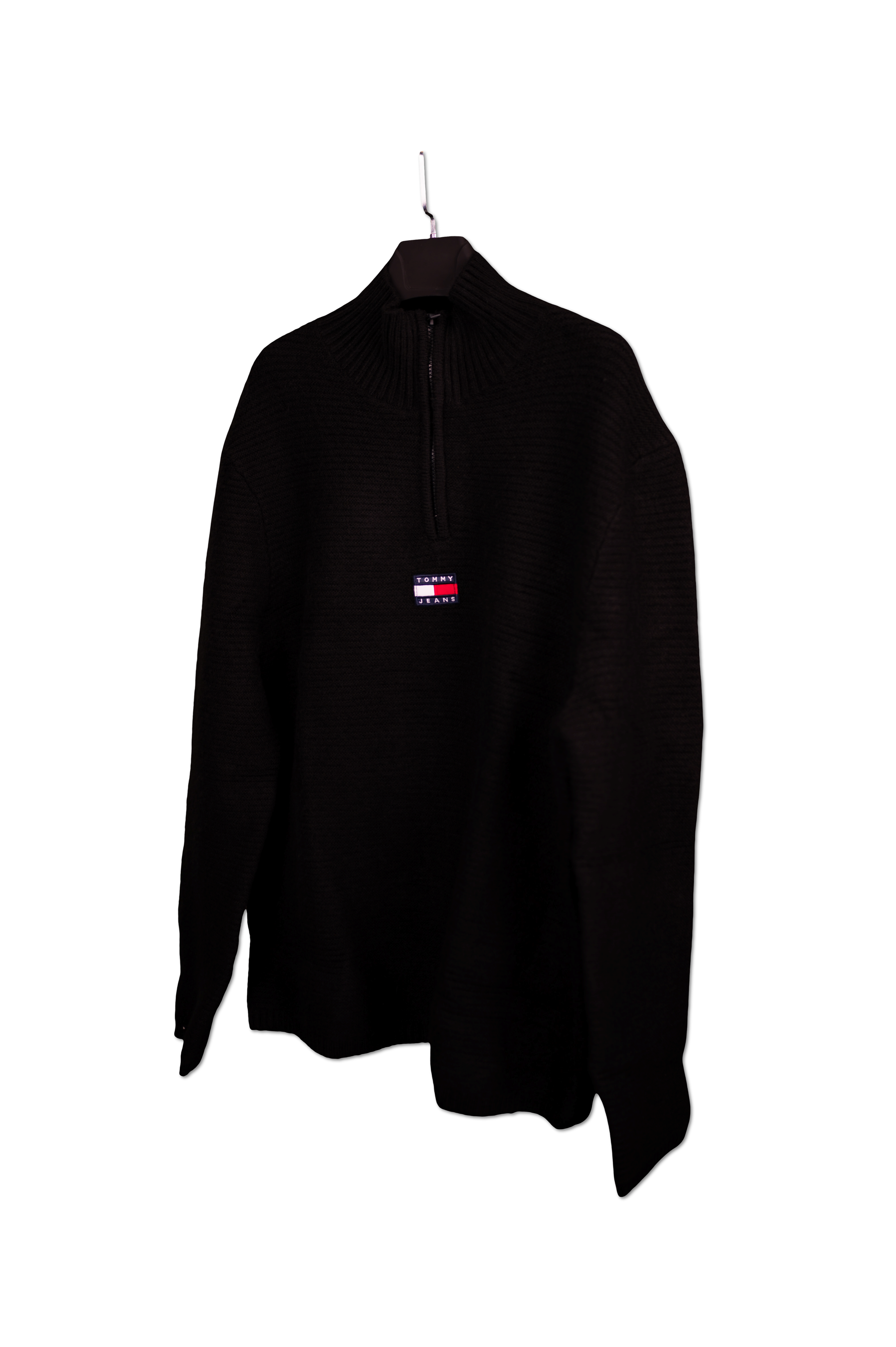 Tommy Jeans zipper Sweater Black