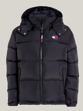 WOMEN'S TOMMY JEANS PUFFER JACKET BLACK