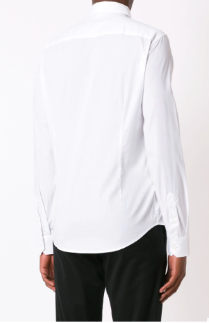 ARMANI EXCHANGE COLLARED LONG SLEEVE SHIRT