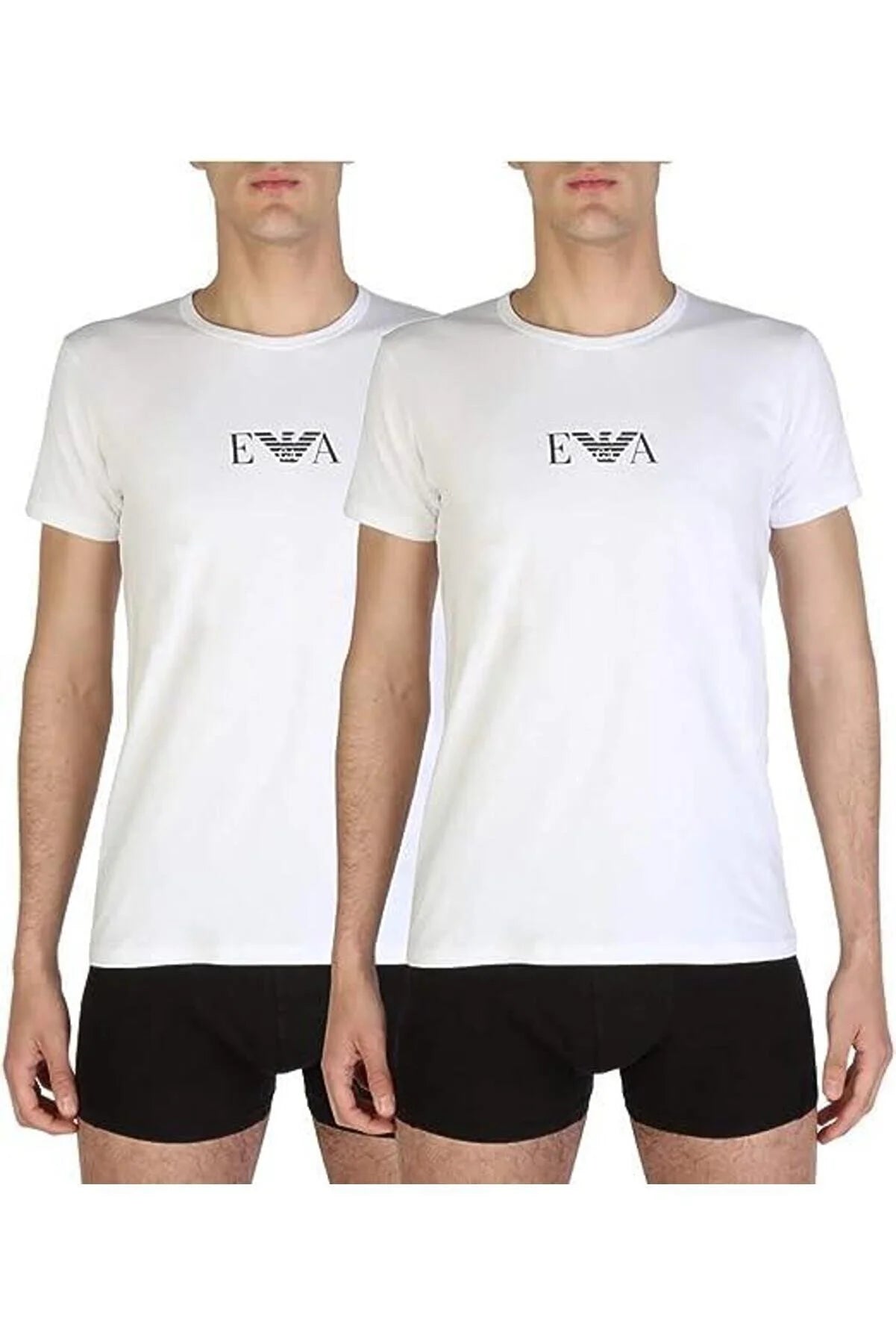 MAN'S EMPORIO ARMANI 2 PACK ROUND NECK T-SHIRT