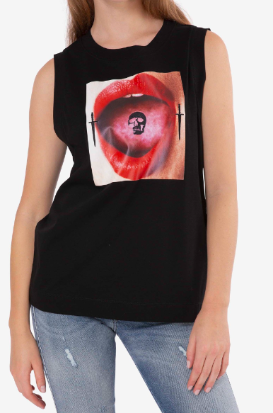 WOMEN'S DIESEL SLEEVELESS T-SHIRT